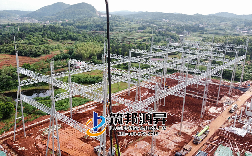 什么是变电站构架，由哪些部分组成及分类应用