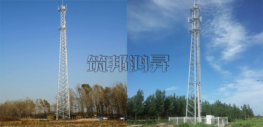 通讯铁塔，三管塔